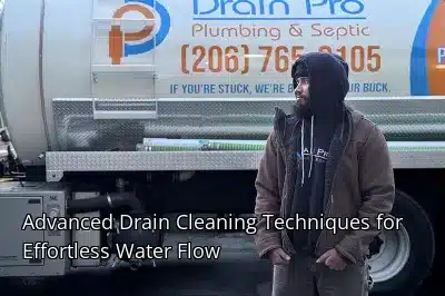 Advanced Drain Cleaning Techniques for Effortless Water Flow Advanced Drain Cleaning Techniques for Effortless Water Flow