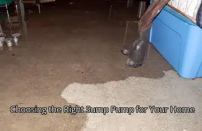 Choosing the Right Sump Pump for Your Home Choosing the Right Sump Pump for Your Home