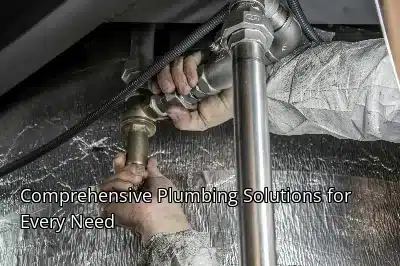 Comprehensive Plumbing Solutions for Every Need Comprehensive Plumbing Solutions for Every Need