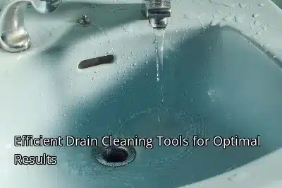 Efficient Drain Cleaning Tools for Optimal Results Efficient Drain Cleaning Tools for Optimal Results