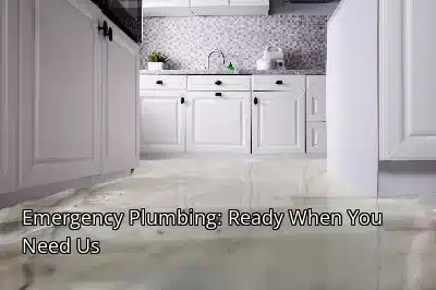Emergency Plumbing: Ready When You Need Us Emergency Plumbing: Ready When You Need Us