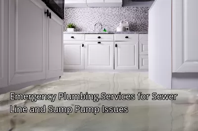 Emergency Plumbing Services for Sewer Line and Sump Pump Issues Emergency Plumbing Services for Sewer Line and Sump Pump Issues