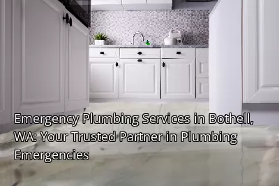 Emergency Plumbing Services in Bothell, WA: Your Trusted Partner in Plumbing Emergencies Emergency Plumbing Services in Bothell, WA: Your Trusted Partner in Plumbing Emergencies