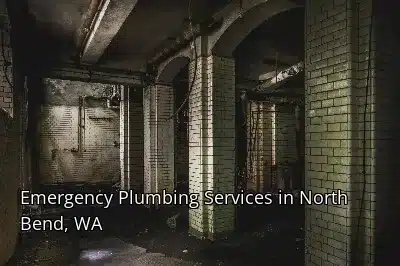 Emergency Plumbing Services in North Bend, WA Emergency Plumbing Services in North Bend, WA