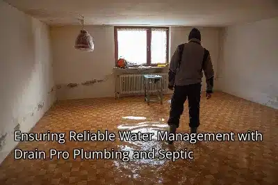 Ensuring Reliable Water Management with Drain Beast Services Ensuring Reliable Water Management with Drain Beast Services