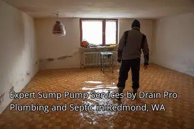 Expert Sump Pump Services by Drain Beast Services in Redmond, WA Expert Sump Pump Services by Drain Beast Services in Redmond, WA