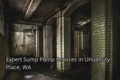 Expert Sump Pump Services in University Place, WA Expert Sump Pump Services in University Place, WA