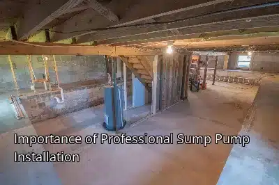 Importance of Professional Sump Pump Installation Importance of Professional Sump Pump Installation
