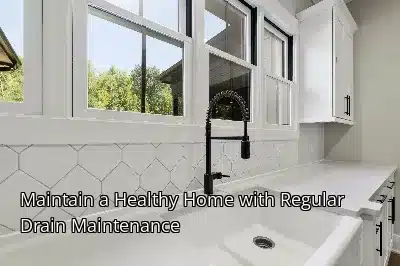 Maintain a Healthy Home with Regular Drain Maintenance Maintain a Healthy Home with Regular Drain Maintenance
