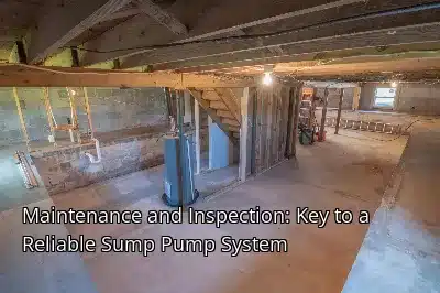 Maintenance and Inspection: Key to a Reliable Sump Pump System Maintenance and Inspection: Key to a Reliable Sump Pump System
