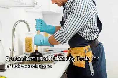 Professional Drain Cleaning Tools for Effective Solutions Professional Drain Cleaning Tools for Effective Solutions
