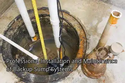 Professional Installation and Maintenance of Backup Sump Systems Professional Installation and Maintenance of Backup Sump Systems