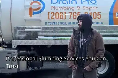 Professional Plumbing Services You Can Trust Professional Plumbing Services You Can Trust