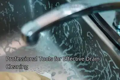 Professional Tools for Effective Drain Cleaning Professional Tools for Effective Drain Cleaning