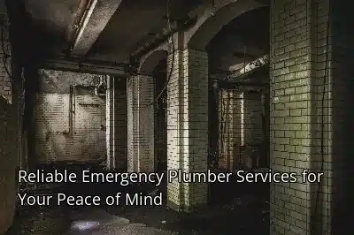 Reliable Emergency Plumber Services for Your Peace of Mind Reliable Emergency Plumber Services for Your Peace of Mind