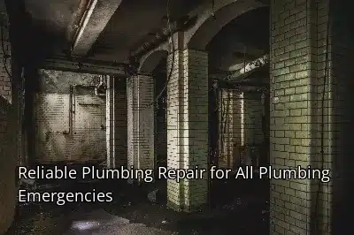 Reliable Plumbing Repair for All Plumbing Emergencies Reliable Plumbing Repair for All Plumbing Emergencies
