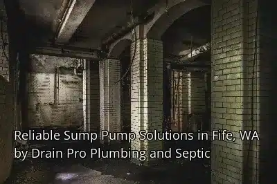 Reliable Sump Pump Solutions in Fife, WA by Drain Beast Services Reliable Sump Pump Solutions in Fife, WA by Drain Beast Services
