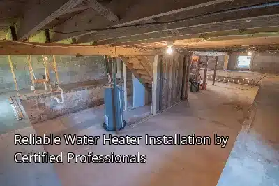 Reliable Water Heater Installation by Certified Professionals Reliable Water Heater Installation by Certified Professionals