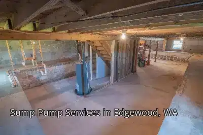 Sump Pump Services in Edgewood, WA Sump Pump Services in Edgewood, WA