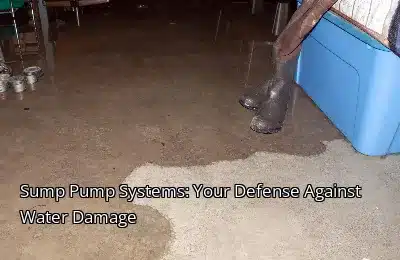 Sump Pump Systems: Your Defense Against Water Damage Sump Pump Systems: Your Defense Against Water Damage
