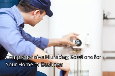 Comprehensive Plumbing Solutions for Your Home or Business Comprehensive Plumbing Solutions for Your Home or Business