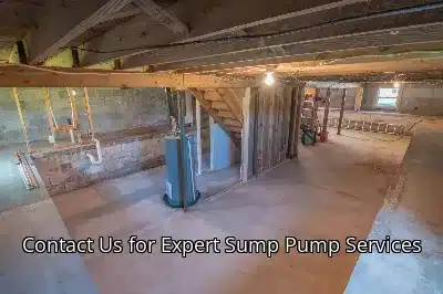 Contact Us for Expert Sump Pump Services Contact Us for Expert Sump Pump Services
