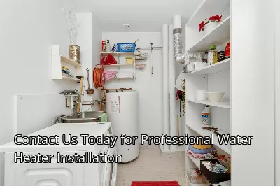 Contact Us Today for Professional Water Heater Installation Contact Us Today for Professional Water Heater Installation