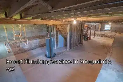 Expert Plumbing Services in Snoqualmie, WA Expert Plumbing Services in Snoqualmie, WA