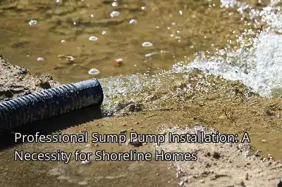 Professional Sump Pump Installation: A Necessity for Shoreline Homes Professional Sump Pump Installation: A Necessity for Shoreline Homes