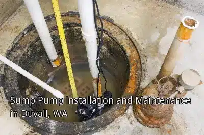 Sump Pump Installation and Maintenance in Duvall, WA Sump Pump Installation and Maintenance in Duvall, WA