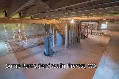 Sump Pump Services in Fircrest, WA Sump Pump Services in Fircrest, WA