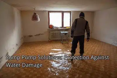 Sump Pump Solutions: Protection Against Water Damage Sump Pump Solutions: Protection Against Water Damage
