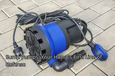 Sump Pumps: Your Home's First Line of Defense Sump Pumps: Your Home's First Line of Defense