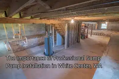 The Importance of Professional Sump Pump Installation in White Center, WA The Importance of Professional Sump Pump Installation in White Center, WA