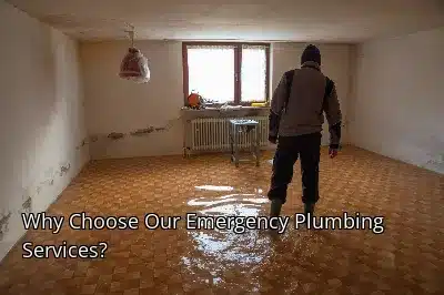 Why Choose Our Emergency Plumbing Services?