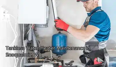 Tankless Water Heater Maintenance in Snoqualmie, WA