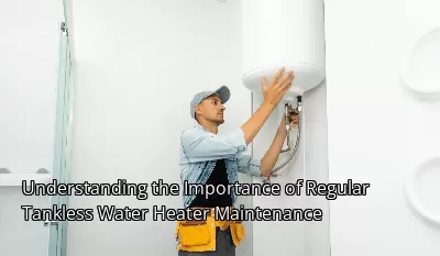 Understanding the Importance of Regular Tankless Water Heater Maintenance Understanding the Importance of Regular Tankless Water Heater Maintenance