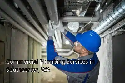 Commercial Plumbing Services in Southcenter, WA