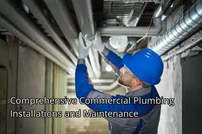 Comprehensive Commercial Plumbing Installations and Maintenance