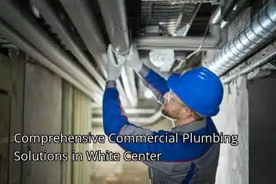 Comprehensive Commercial Plumbing Solutions in White Center
