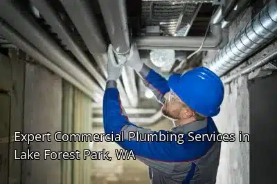 Expert Commercial Plumbing Services in Lake Forest Park, WA