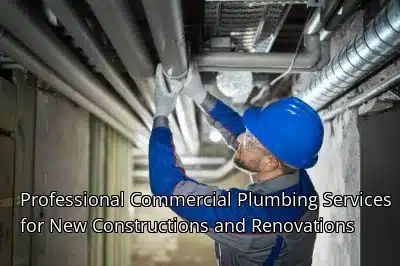 Professional Commercial Plumbing Services for New Constructions and Renovations