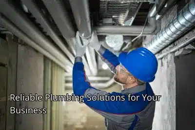 Reliable Plumbing Solutions for Your Business Reliable Plumbing Solutions for Your Business