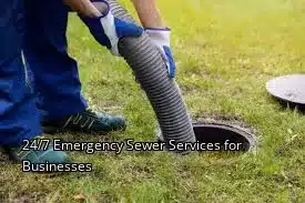 24/7 Emergency Sewer Services for Businesses