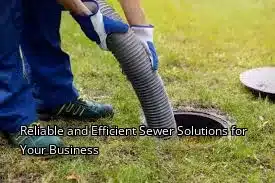 Reliable and Efficient Sewer Solutions for Your Business