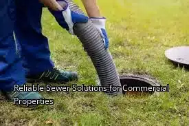 Reliable Sewer Solutions for Commercial Properties