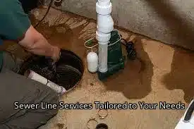 Sewer Line Services Tailored to Your Needs