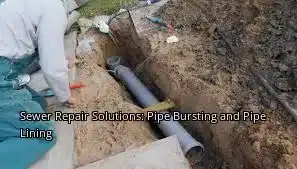 Sewer Repair Solutions: Pipe Bursting and Pipe Lining Sewer Repair Solutions: Pipe Bursting and Pipe Lining