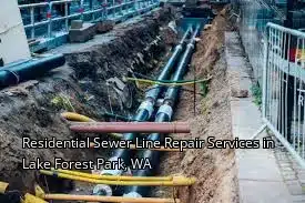 Residential Sewer Line Repair Services in Lake Forest Park, WA
