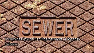 Trenchless Sewer Line Replacement: A Modern Solution